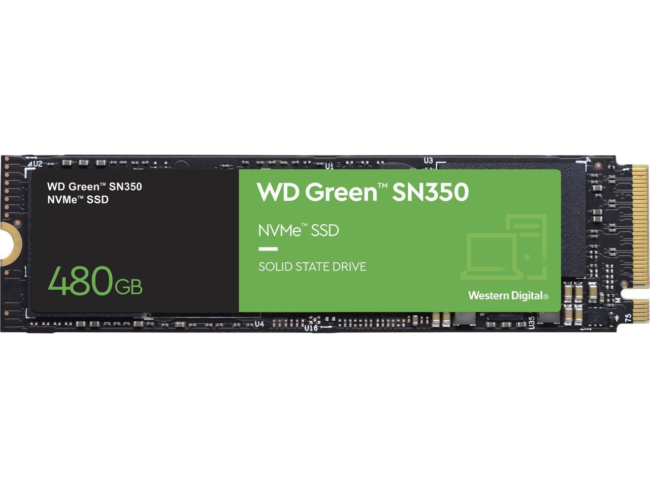 Western Digital WDS480G2G0C WD Green SN350 NVMe M.2 2280 480GB PCI